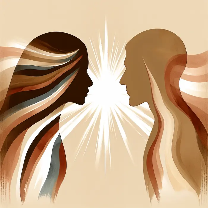 Twee collega’s in rustig overleg aan een tafel